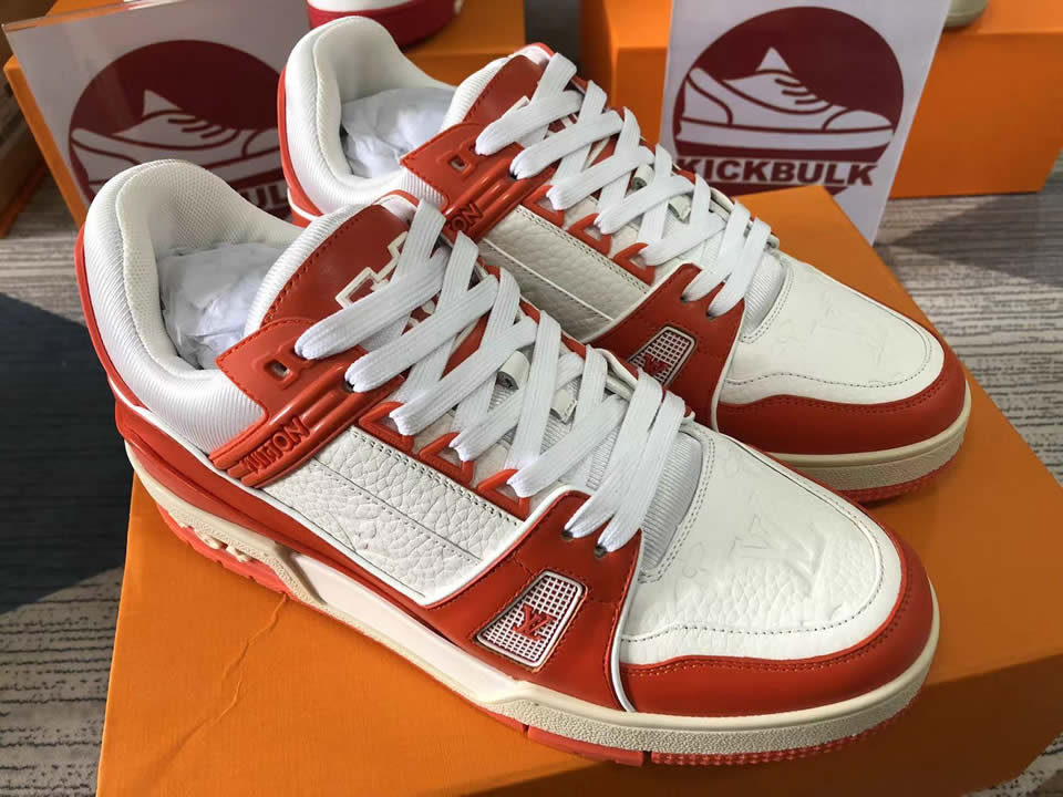 Louis Vuitton Lv Trainer Red White L17086013605380 3 - www.kickbulk.co