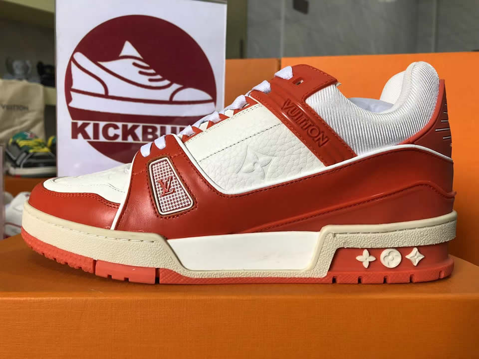 Louis Vuitton Lv Trainer Red White L17086013605380 5 - www.kickbulk.co