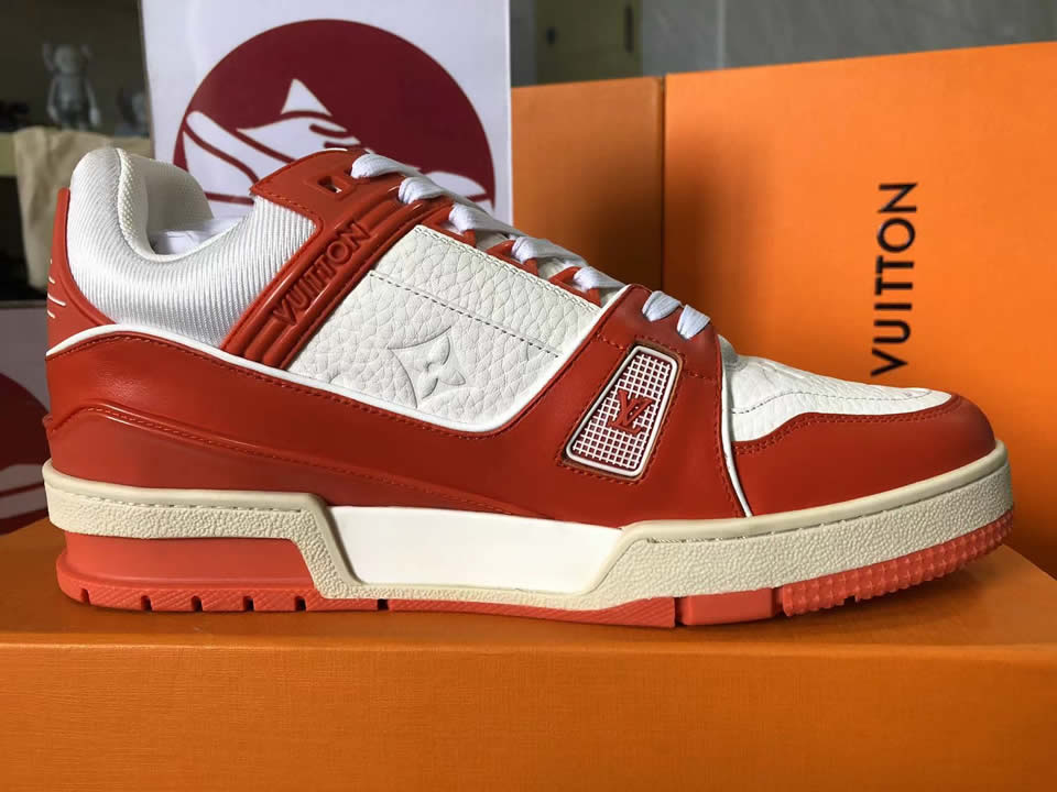 Louis Vuitton Lv Trainer Red White L17086013605380 6 - www.kickbulk.co