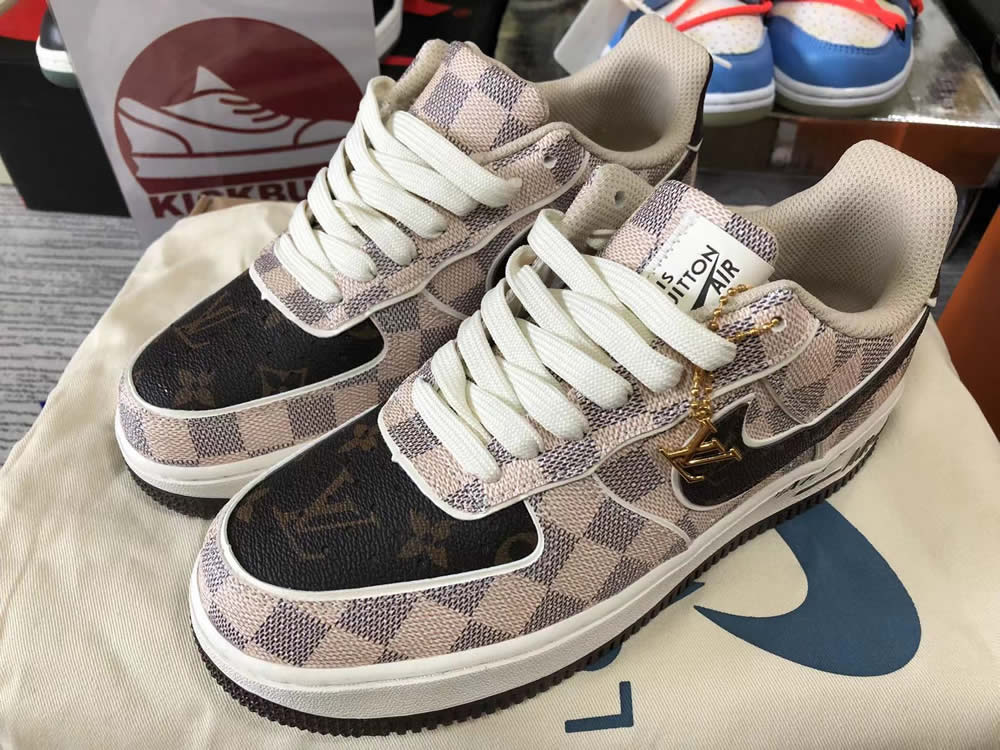 Louis Vuitton Air Force 1 Low Brown Beige Ld4631 202 4 - www.kickbulk.co