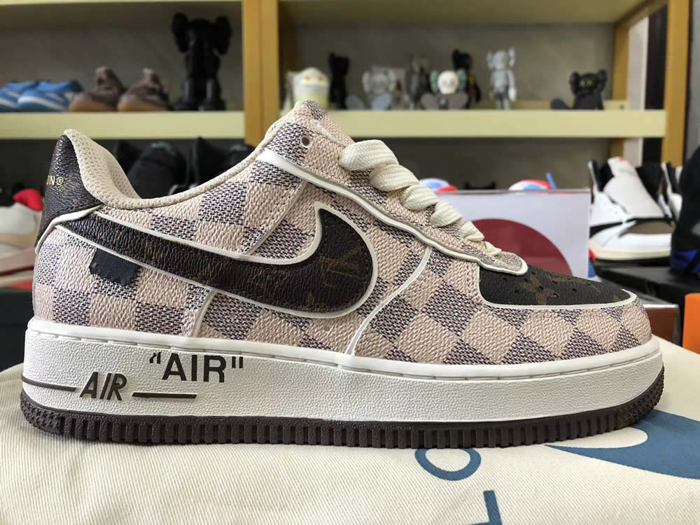 Louis Vuitton Air Force 1 Low Brown Beige Ld4631 202 7 - www.kickbulk.co