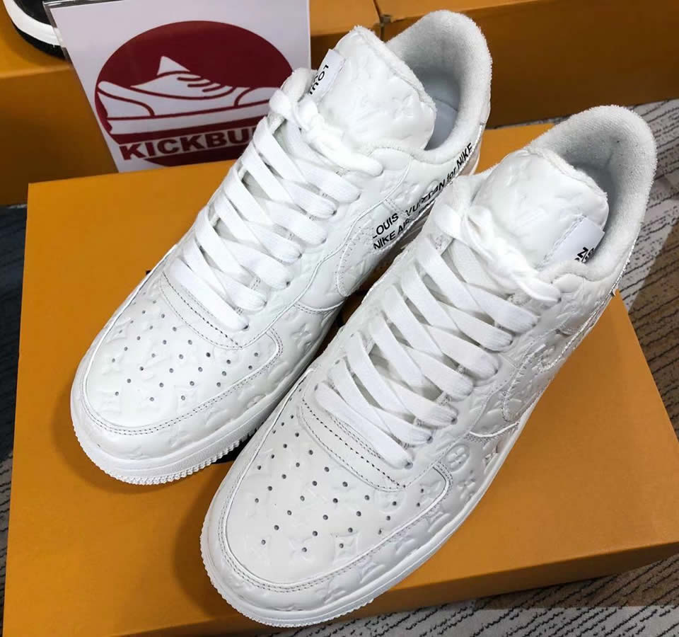 Louis Vuitton Air Force 1 Trainer Sneaker White Lk0221 3 - www.kickbulk.co