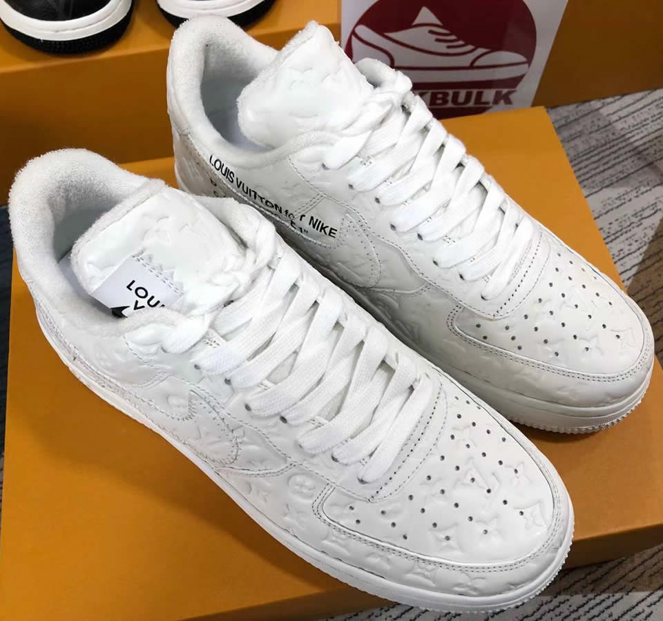 Louis Vuitton Air Force 1 Trainer Sneaker White Lk0221 4 - www.kickbulk.co