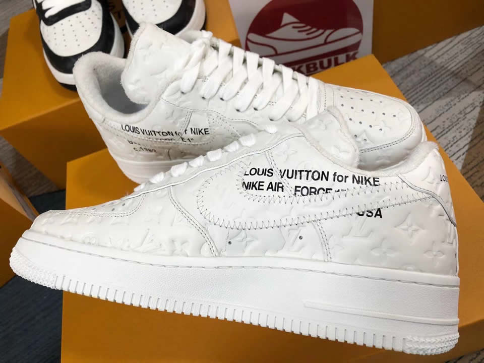 Louis Vuitton Air Force 1 Trainer Sneaker White Lk0221 9 - www.kickbulk.co