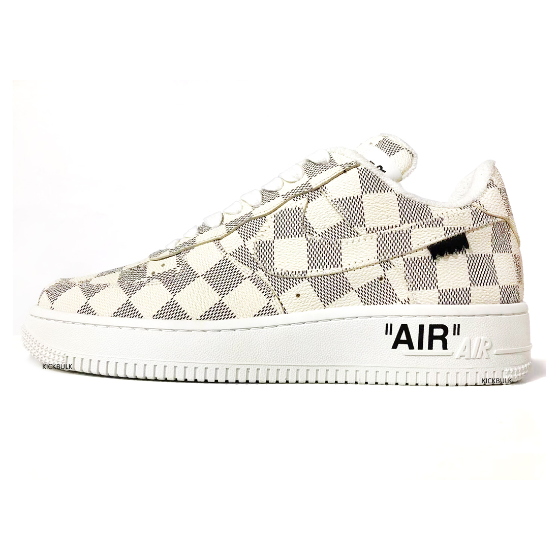 Louis Vuitton Air Force 1 Trainer Sneaker Black White Lk0229 1 - www.kickbulk.co