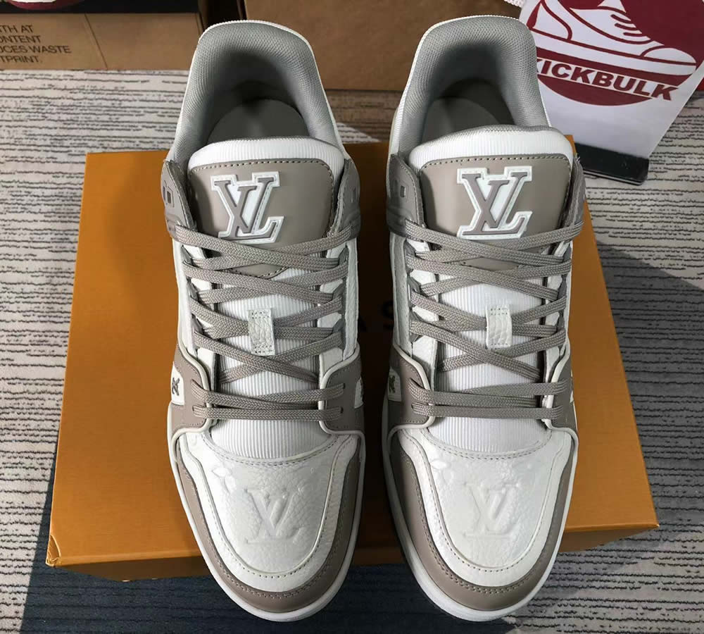 Louis Vuitton Lv Trainer White Grey Lk023400 2 - www.kickbulk.co