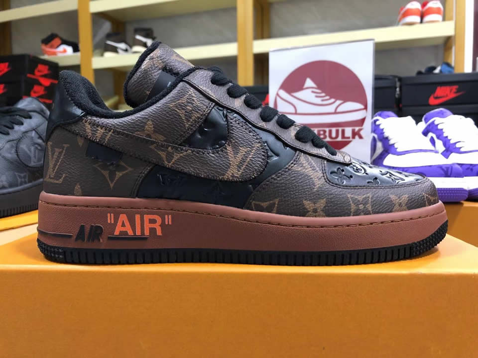 Louis Vuitton Air Force 1 Trainer Sneaker Lk0239 2 - www.kickbulk.co