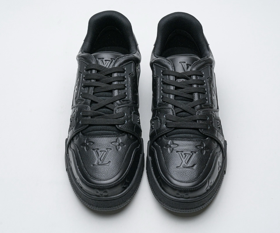 Louis Vuitton 20ss Trainer Black Sneaker 2 - www.kickbulk.co