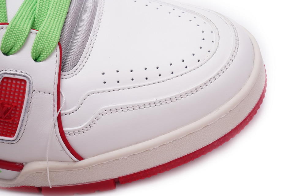 Louis Vuitton Trainer White Red Green Ms0226 15 - www.kickbulk.co