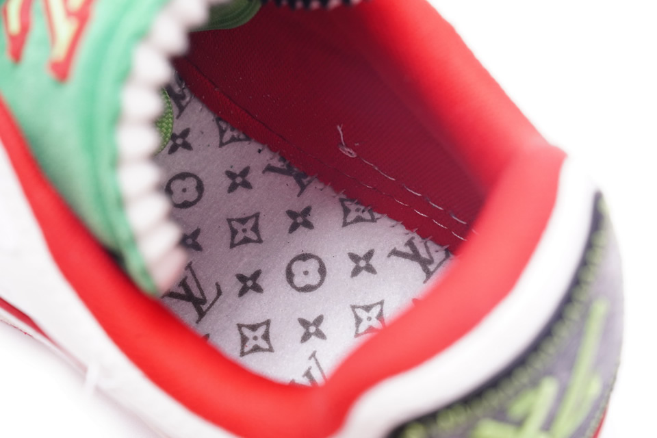 Louis Vuitton Trainer White Red Green Ms0226 16 - www.kickbulk.co