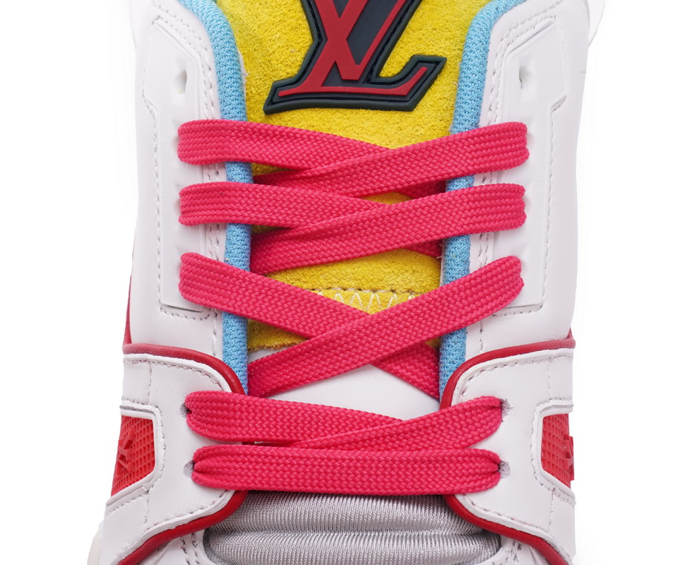 Louis Vuitton Trainer White Blue Yellow Ms0227 7 - www.kickbulk.co