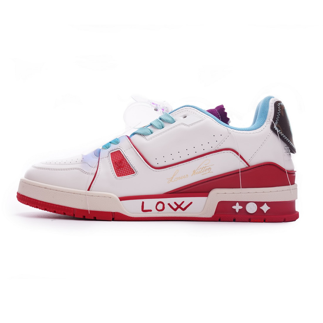 Louis Vuitton Trainer White Blue Purple Ms0228 1 - www.kickbulk.co