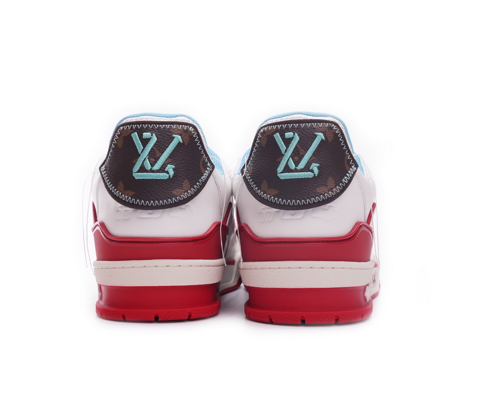 Louis Vuitton Trainer White Blue Purple Ms0228 4 - www.kickbulk.co