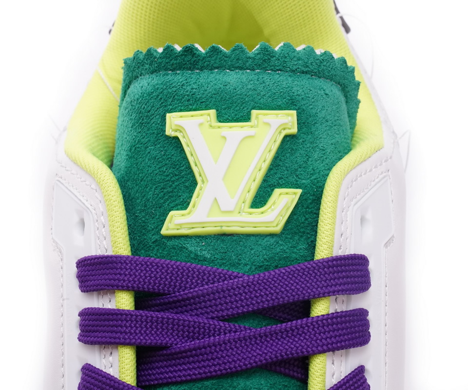 Louis Vuitton Trainer White Yellow Green Ms0229 6 - www.kickbulk.co