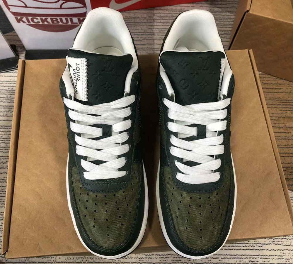 Louis Vuitton Air Force 1 Low Dark Green 2 - www.kickbulk.co