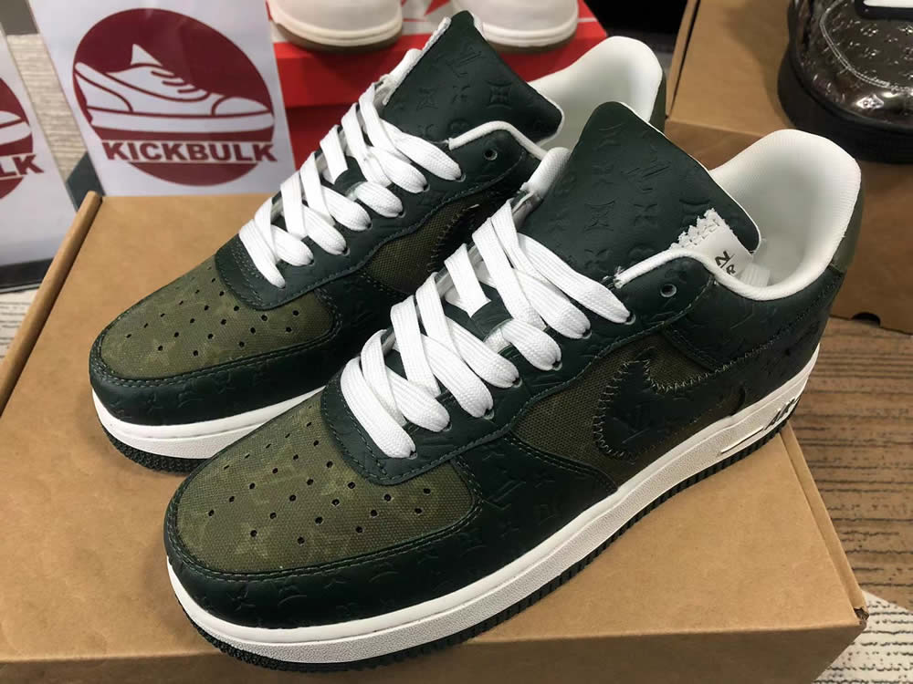 Louis Vuitton Air Force 1 Low Dark Green 3 - www.kickbulk.co