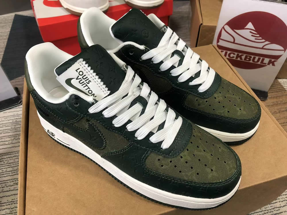 Louis Vuitton Air Force 1 Low Dark Green 4 - www.kickbulk.co