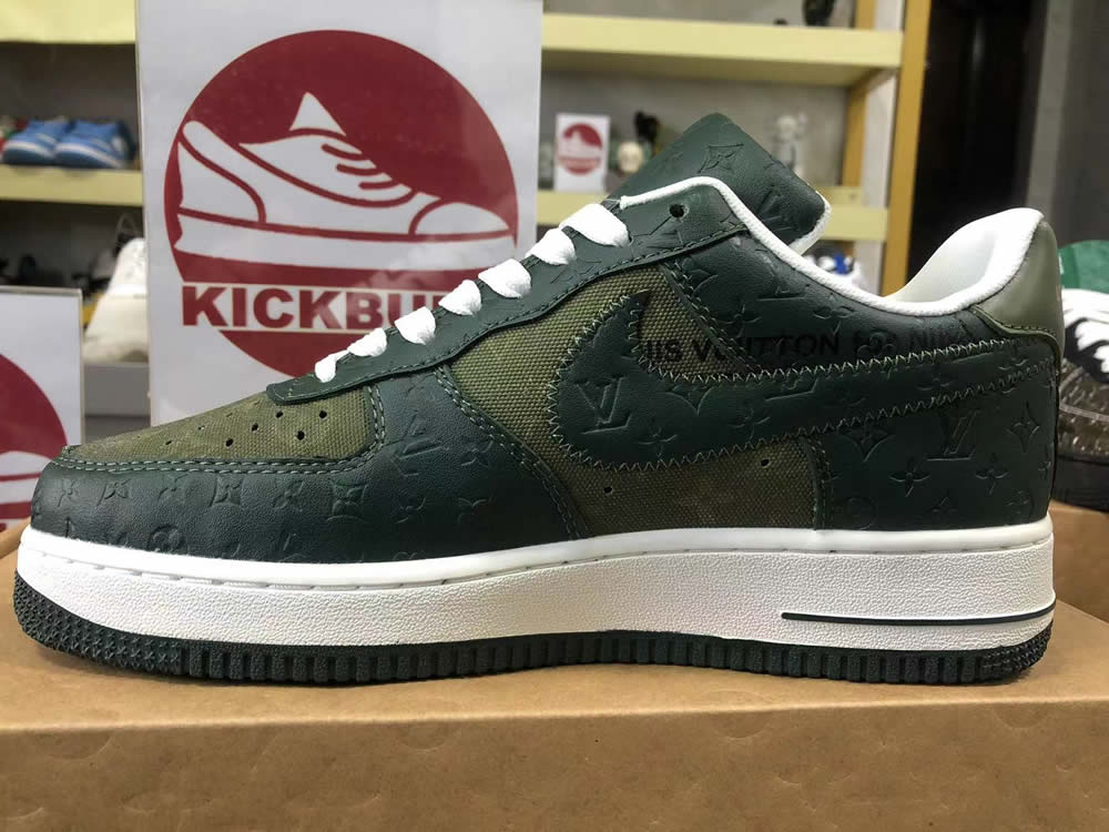 Louis Vuitton Air Force 1 Low Dark Green 6 - www.kickbulk.co