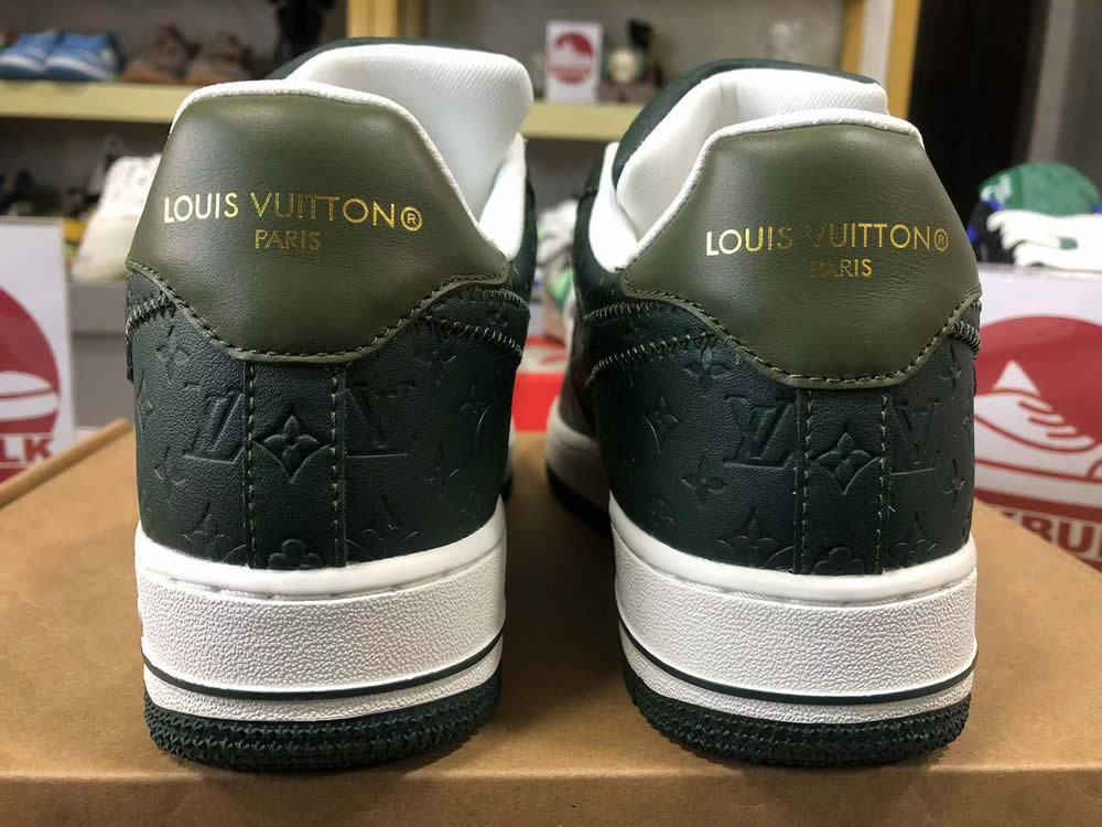 Louis Vuitton Air Force 1 Low Dark Green 9 - www.kickbulk.co