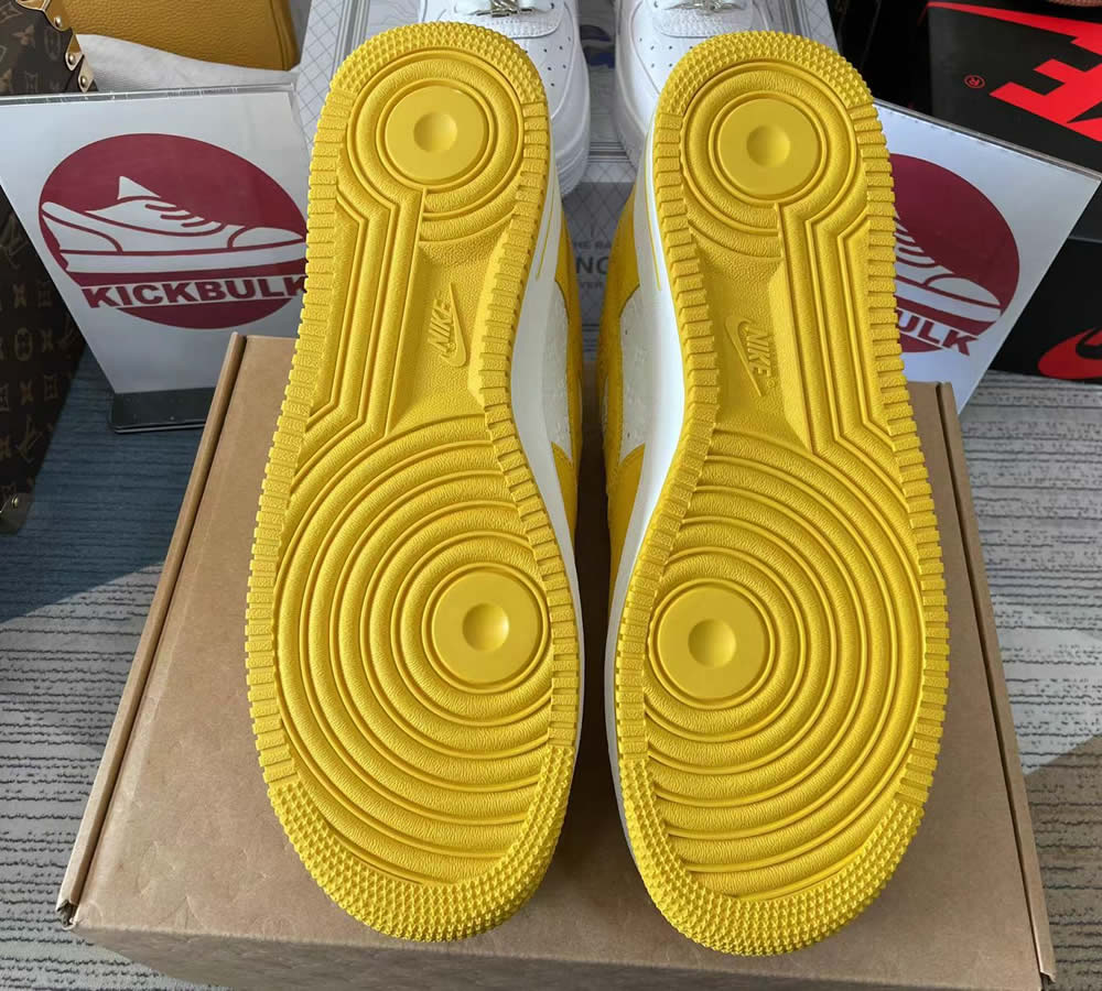 Louis Vuitton Nike Air Force 1 Yellow White Ms0232 9 - www.kickbulk.co