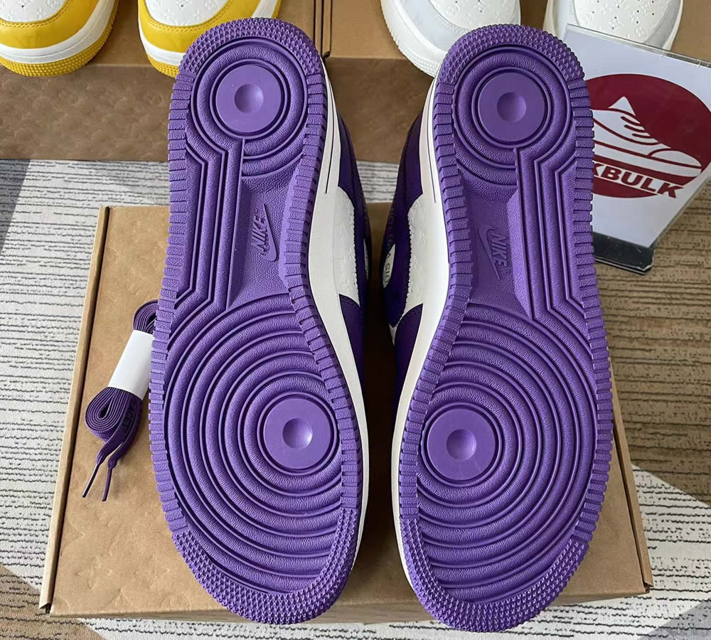 Louis Vuitton Nike Air Force 1 Purple White Ms0232 6 11 - www.kickbulk.co