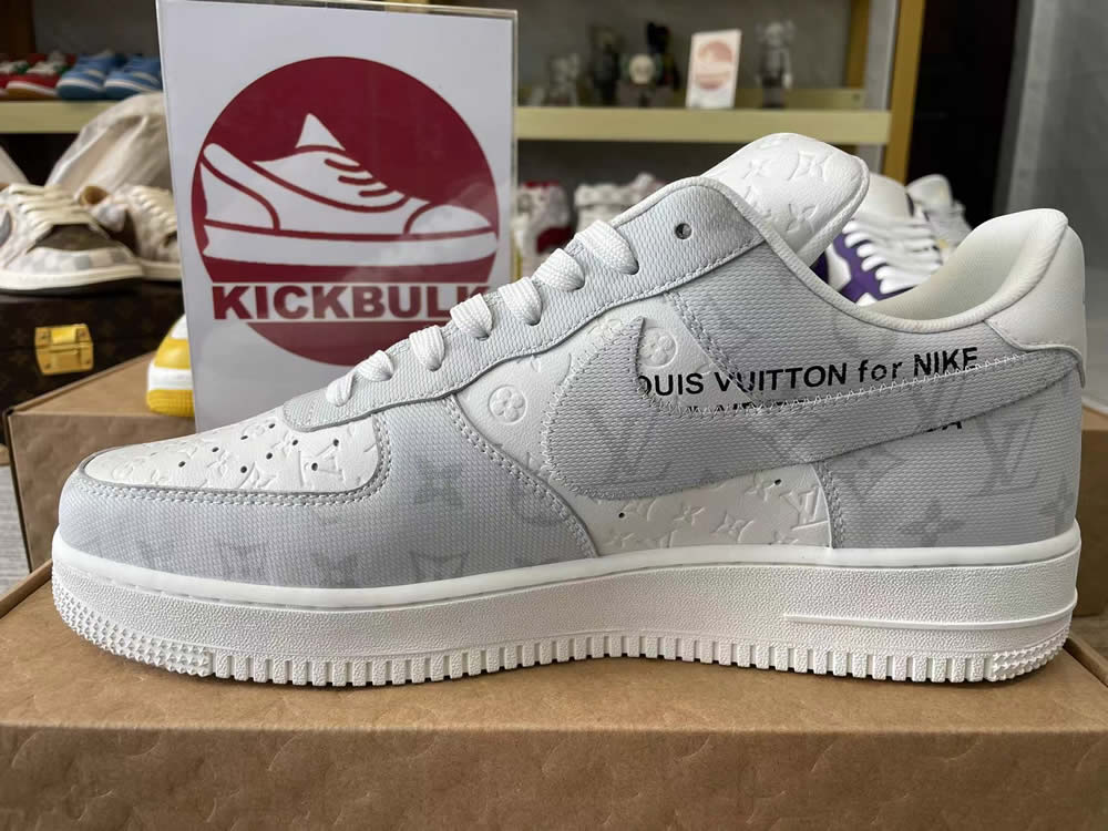 Louis Vuitton Nike Air Force 1 Grey White Ms0232 7 8 - www.kickbulk.co