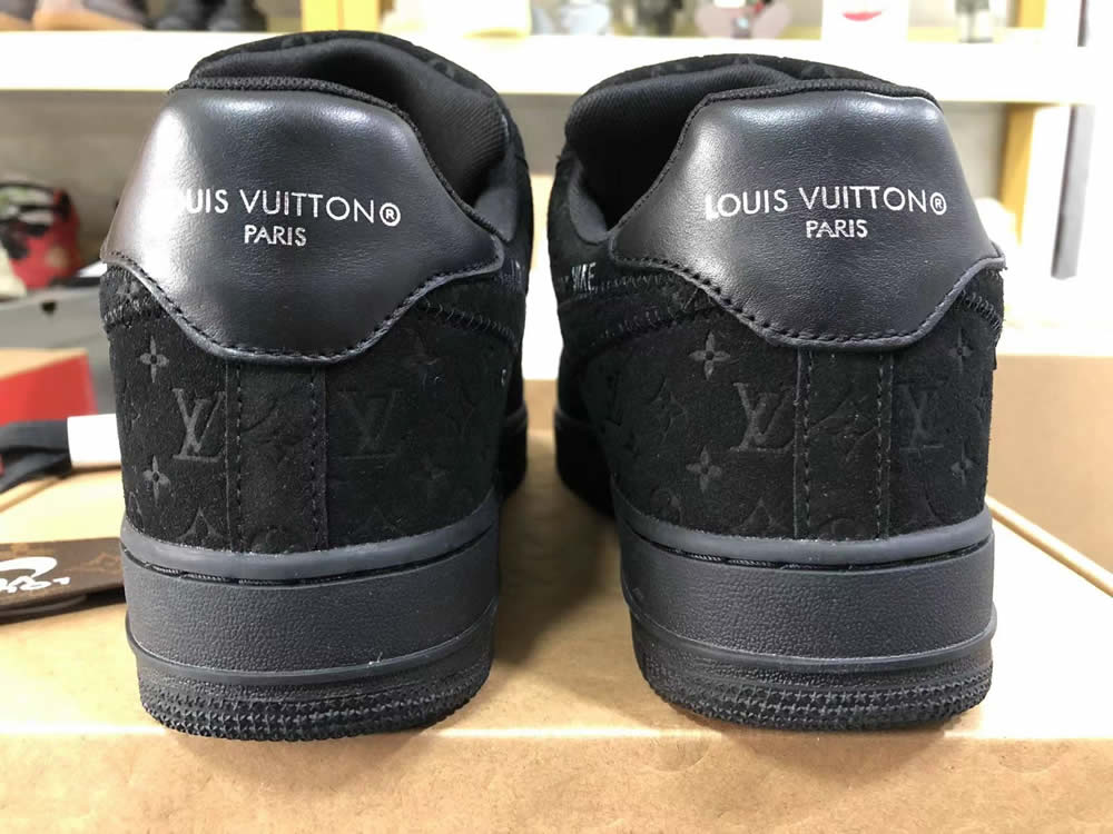 Louis Vuitton Nike Air Force 1 Black Ms0232 6 - www.kickbulk.co