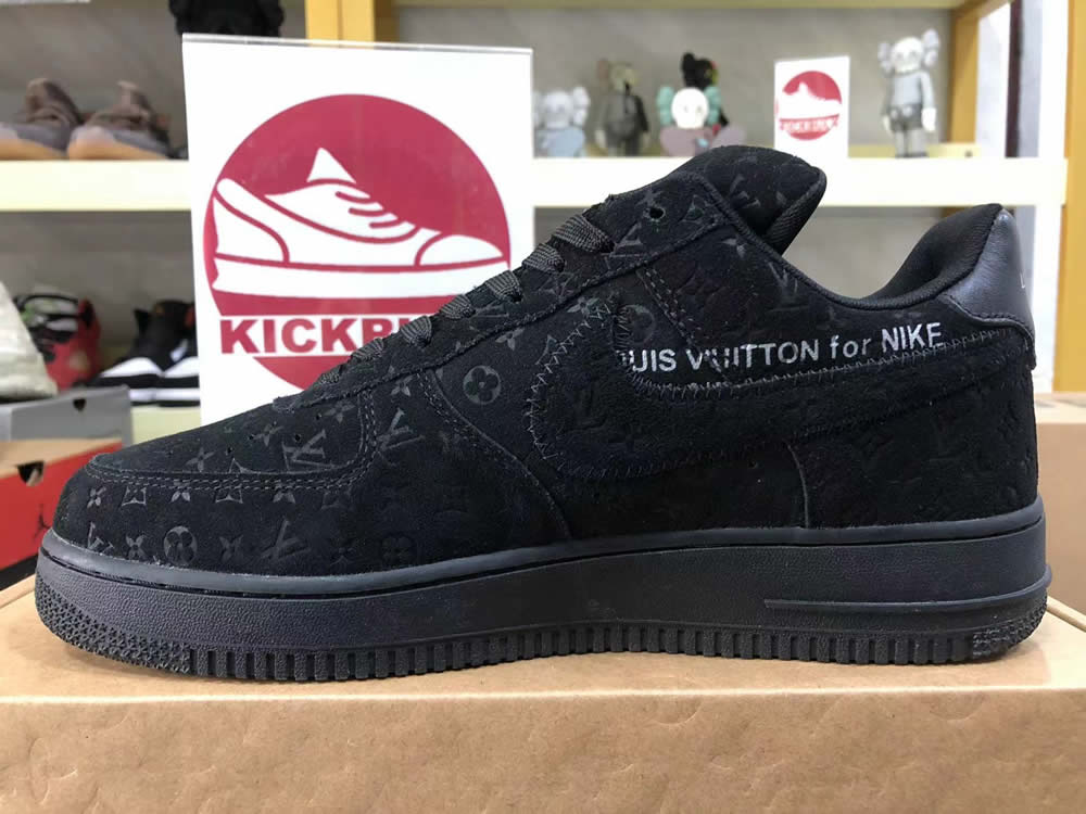 Louis Vuitton Nike Air Force 1 Black Ms0232 8 - www.kickbulk.co