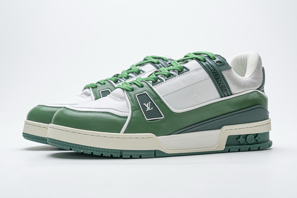 Louis Vuitton 20ss Trainer Green Casual Shoes 5 - www.kickbulk.co