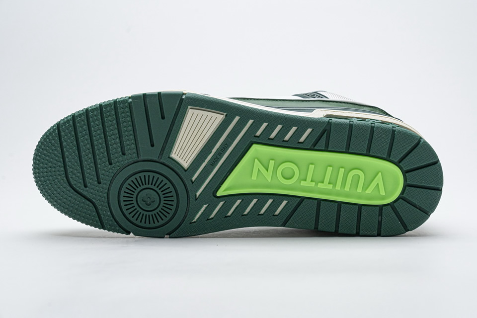 Louis Vuitton 20ss Trainer Green Casual Shoes 9 - www.kickbulk.co