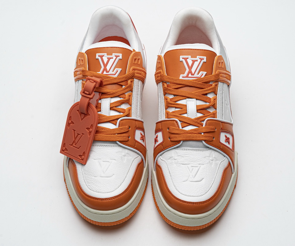 Louis Vuitton 20ss Trainer Orange Casual Shoes 2 - www.kickbulk.co