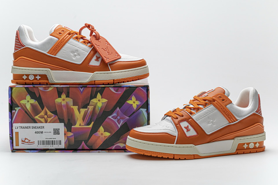 Louis Vuitton 20ss Trainer Orange Casual Shoes 3 - www.kickbulk.co