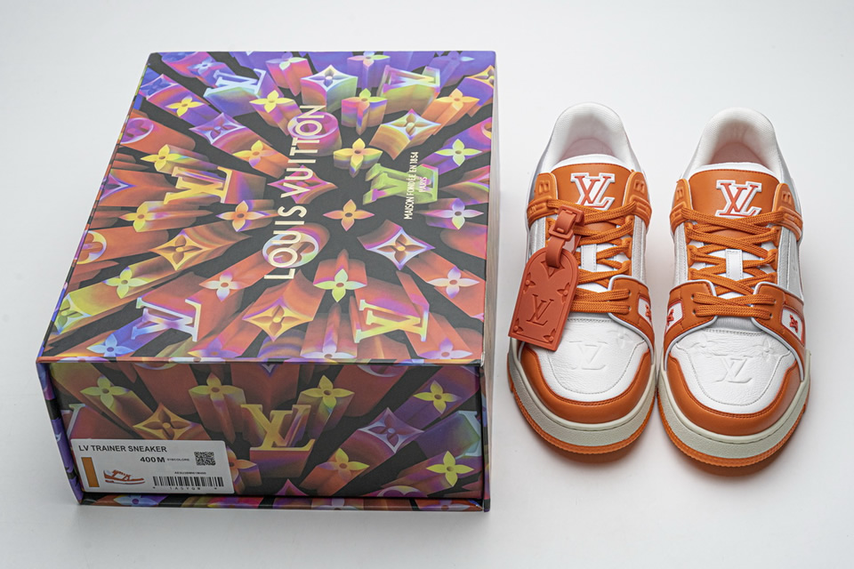 Louis Vuitton 20ss Trainer Orange Casual Shoes 4 - www.kickbulk.co