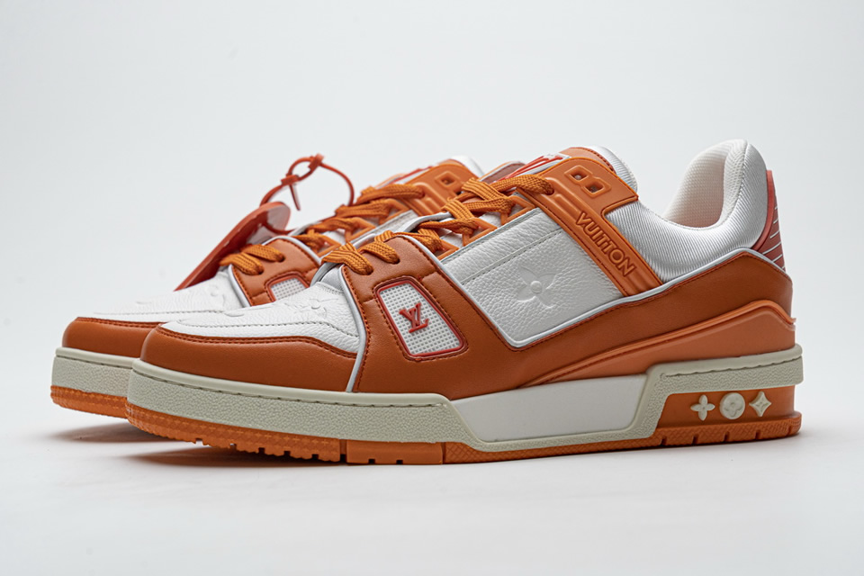 Louis Vuitton 20ss Trainer Orange Casual Shoes 5 - www.kickbulk.co