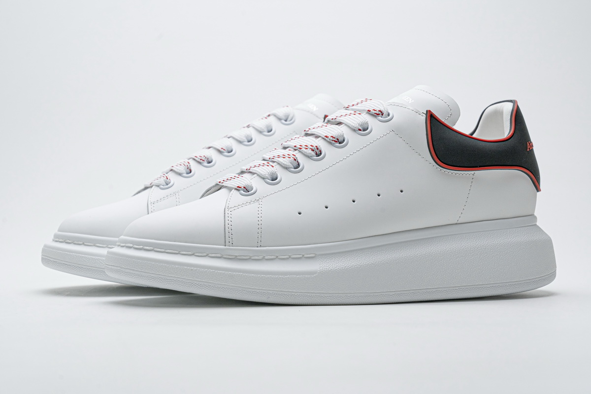 Alexander Mcqueen Sneaker White Black Red 3 - www.kickbulk.co