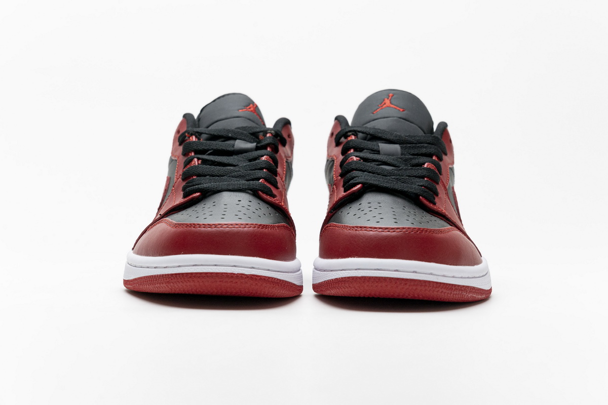 Nike Air Jordan 1 Gs Low Reverse Bred 553558 606 10 - www.kickbulk.co