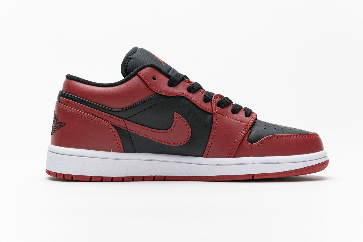 Nike Air Jordan 1 Gs Low Reverse Bred 553558 606 13 - www.kickbulk.co