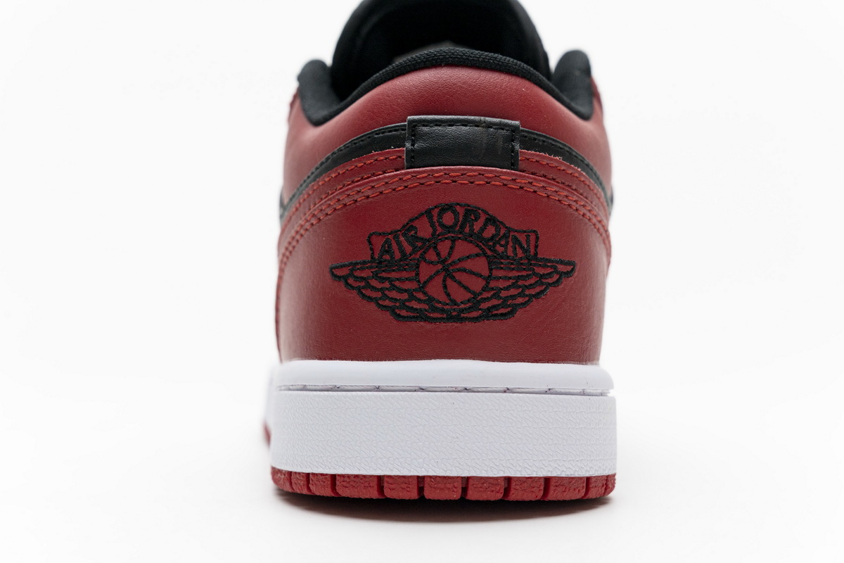 Nike Air Jordan 1 Gs Low Reverse Bred 553558 606 18 - www.kickbulk.co