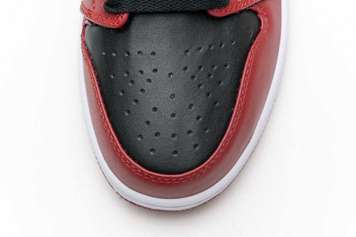 Nike Air Jordan 1 Gs Low Reverse Bred 553558 606 19 - www.kickbulk.co