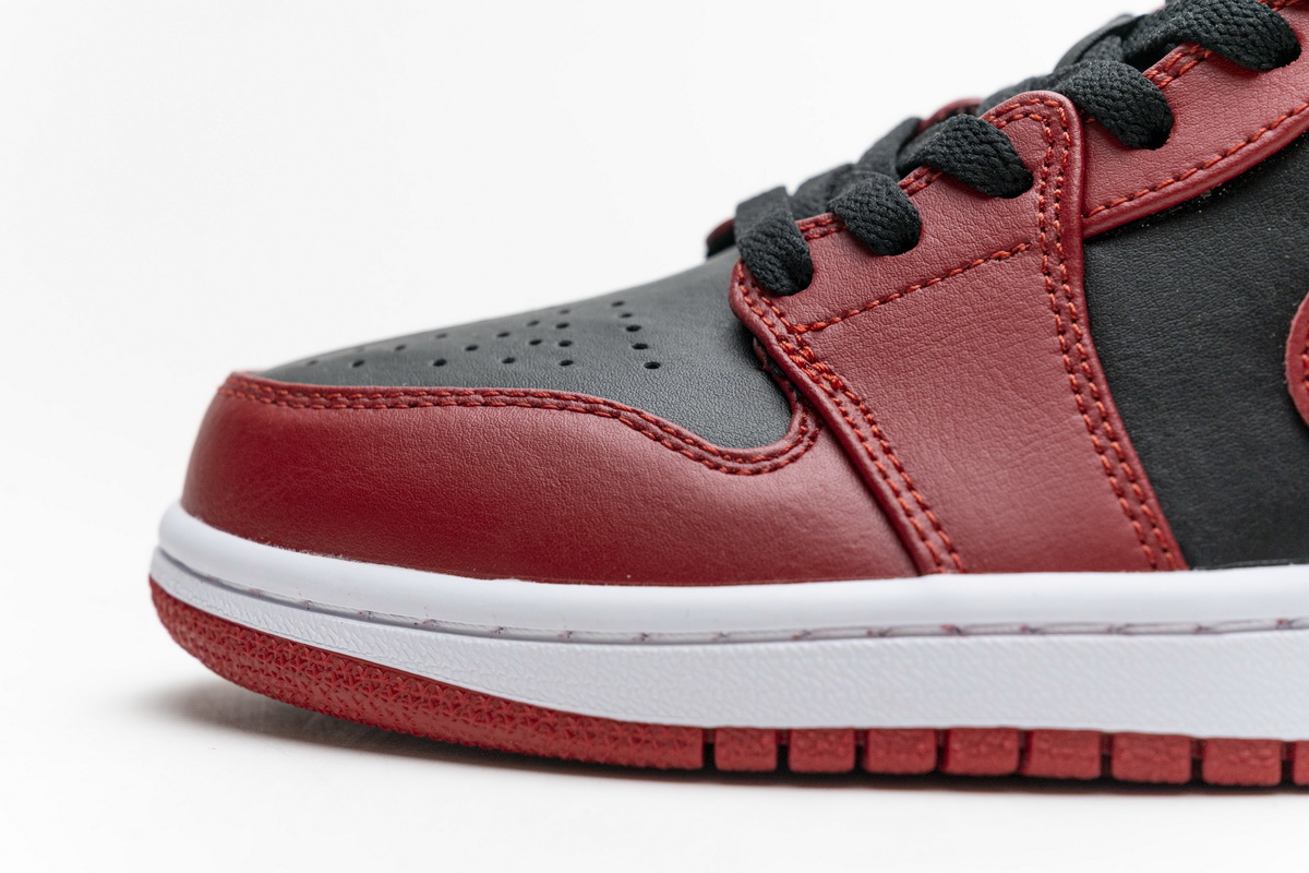 Nike Air Jordan 1 Gs Low Reverse Bred 553558 606 20 - www.kickbulk.co