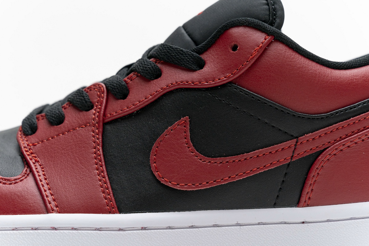 Nike Air Jordan 1 Gs Low Reverse Bred 553558 606 21 - www.kickbulk.co