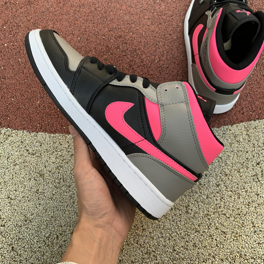 Nike Air Jordan 1 Mid Pink Shadow 554724 059 10 - www.kickbulk.co