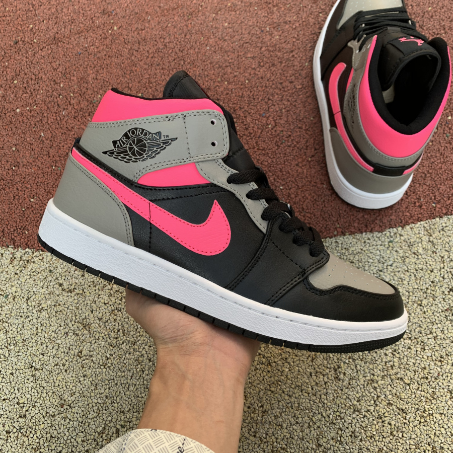 Nike Air Jordan 1 Mid Pink Shadow 554724 059 11 - www.kickbulk.co