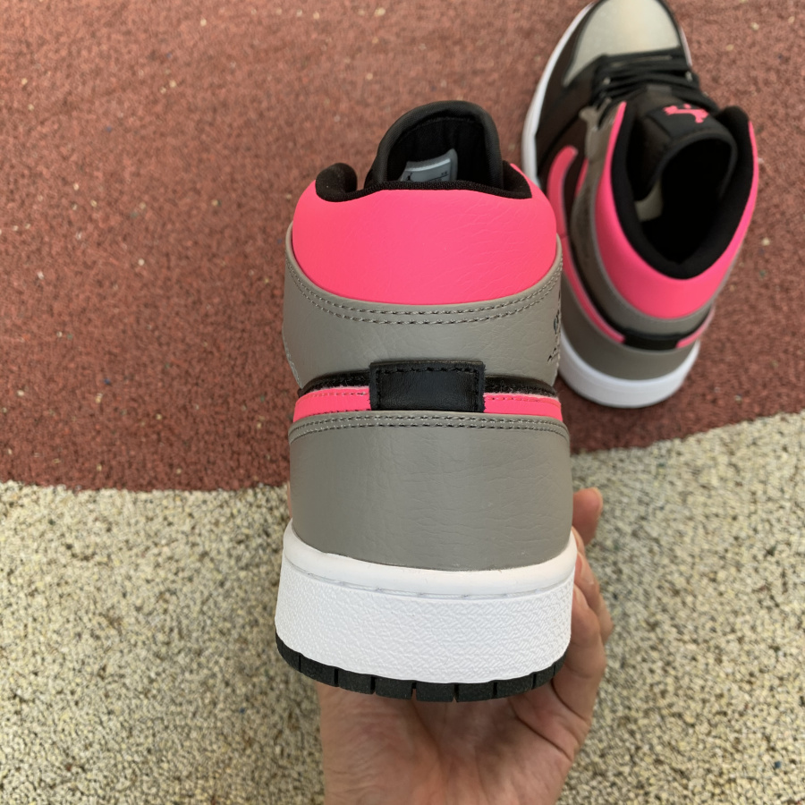 Nike Air Jordan 1 Mid Pink Shadow 554724 059 12 - www.kickbulk.co
