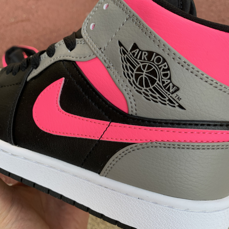 Nike Air Jordan 1 Mid Pink Shadow 554724 059 14 - www.kickbulk.co