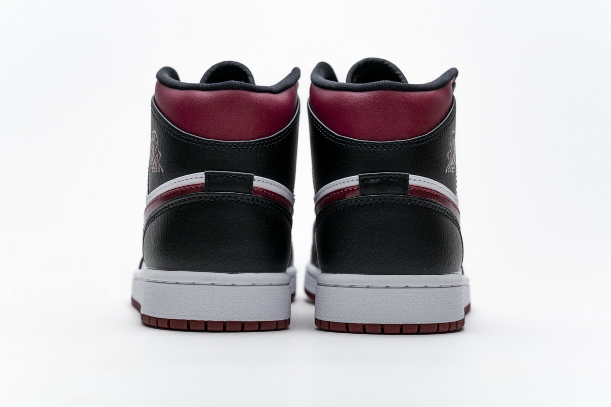 Nike Air Jordan 1 Mid Bred Toe 554724 066 15 - www.kickbulk.co