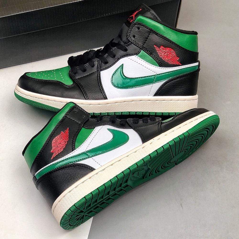 Nike Air Jordan 1 Mid Pine Green 554724 067 5 - www.kickbulk.co