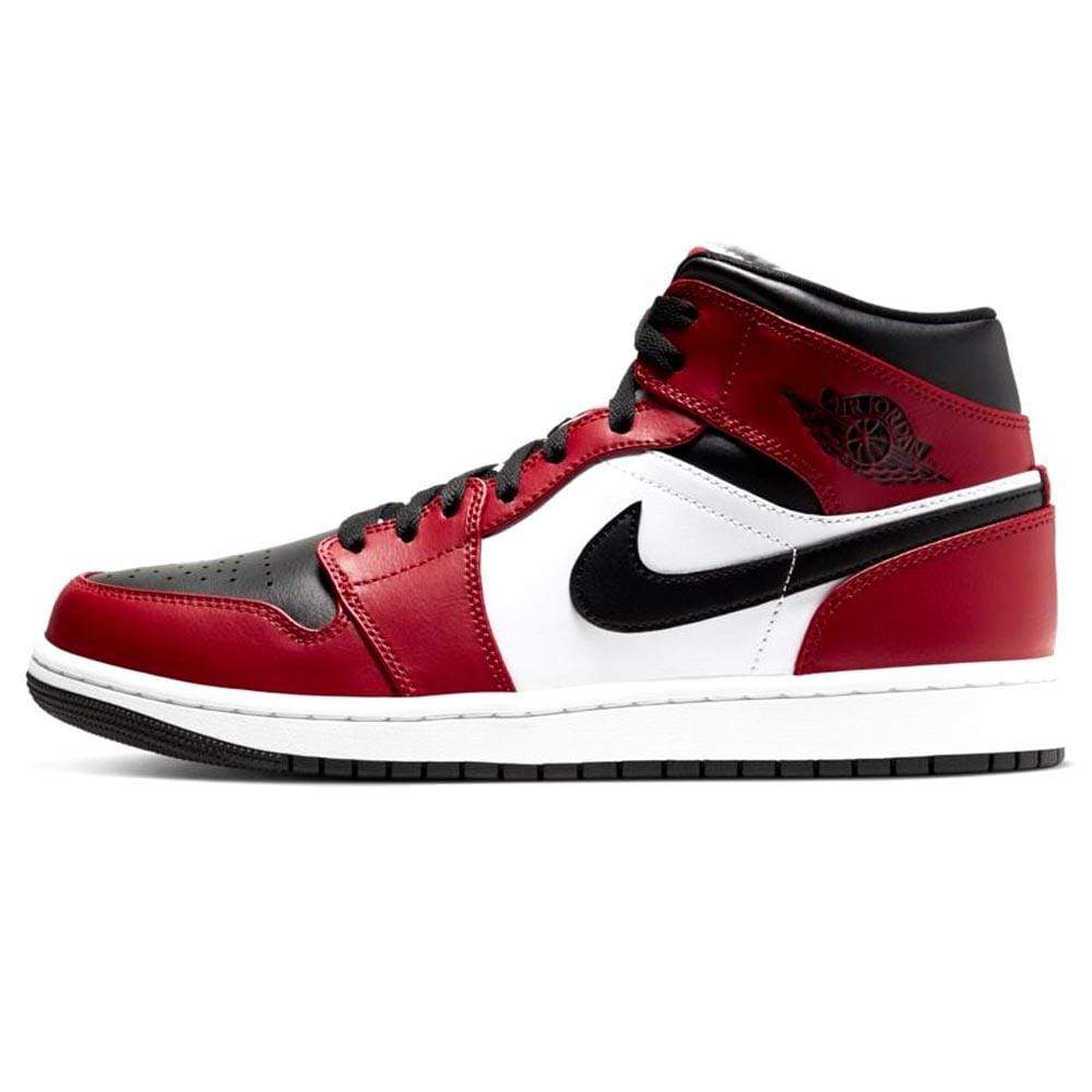 Nike Air Jordan 1 Mid Chicago Black Toe 554724 069 1 - www.kickbulk.co