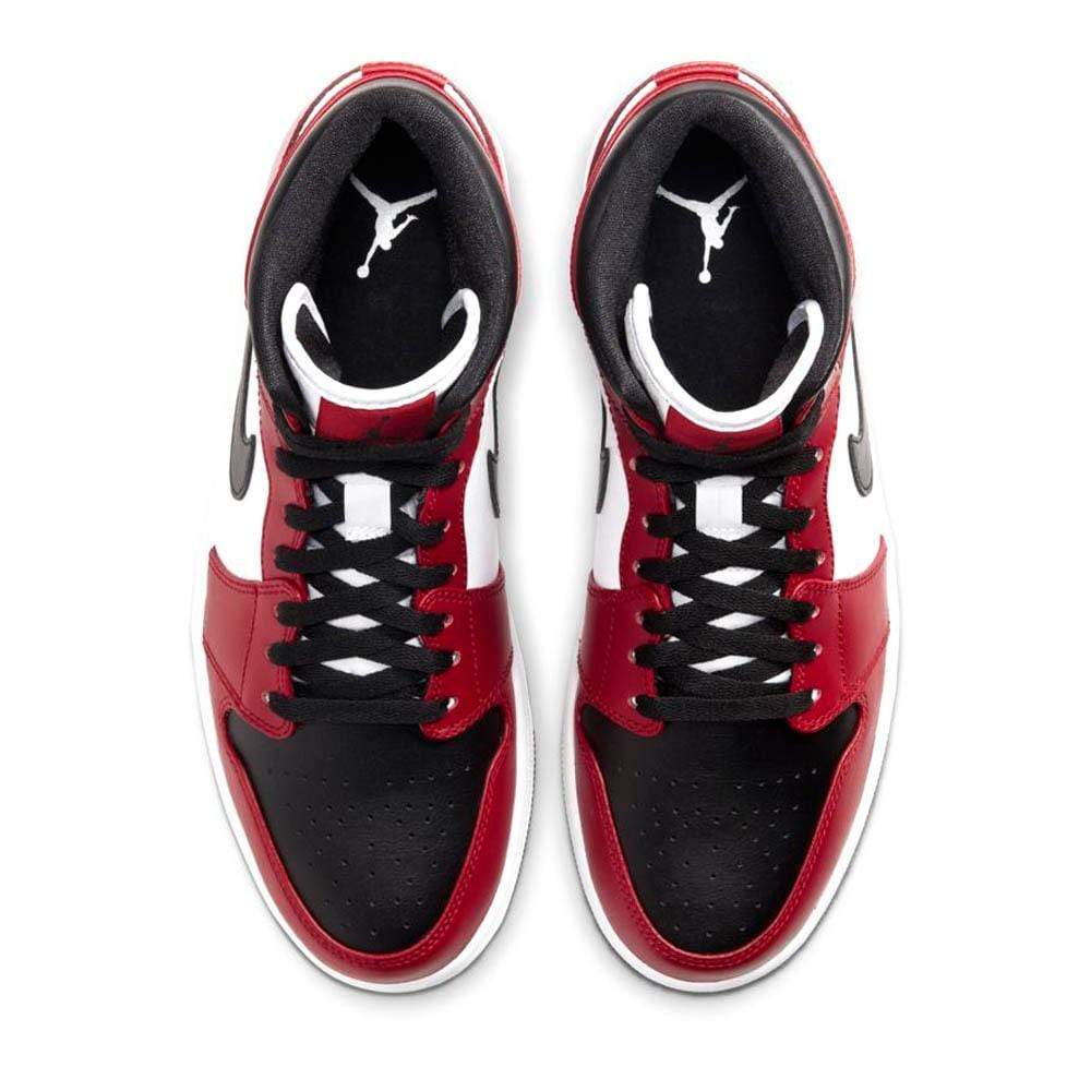 Nike Air Jordan 1 Mid Chicago Black Toe 554724 069 3 - www.kickbulk.co