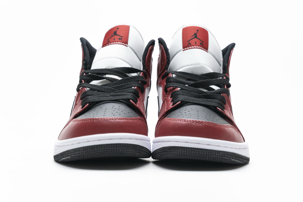 Nike Air Jordan 1 Mid Gs Chicago Black Toe 554725 069 13 - www.kickbulk.co